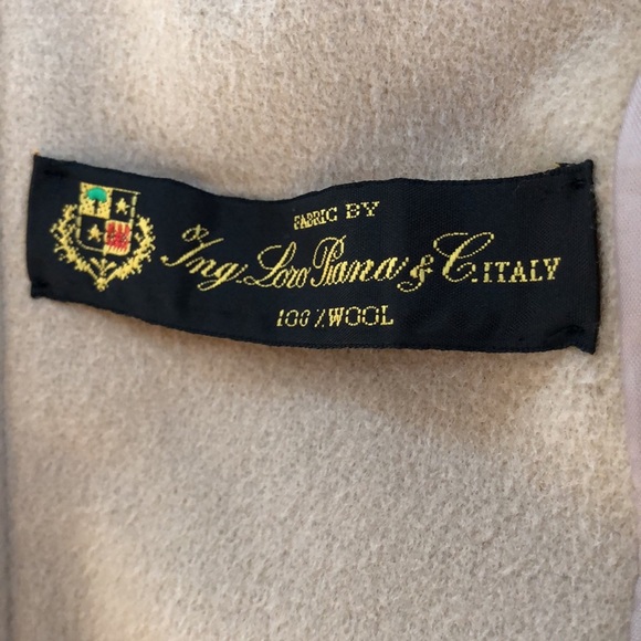 Loro Piana Quiet Luxuryy Tan Peacoat Single Breasted Italian Wool Winter Coat - Picture 4 of 8